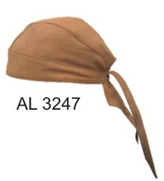 Brown skull cap